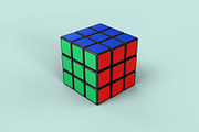 Rubik's Cube Mockup - 6 views, a Merchandise Mockup by Illusiongraphic (Thumbnail 2 of 16)