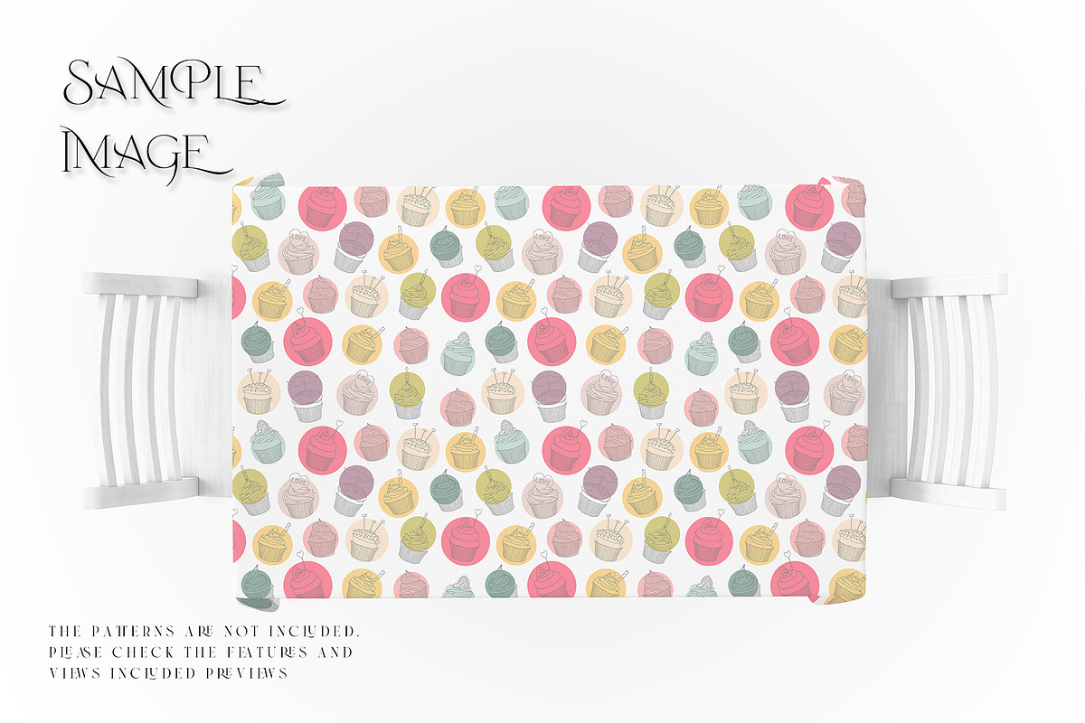 Tablecloth & Table Runner Mockups, a Household Mockup by mock-ups (Photo 17 of 21)