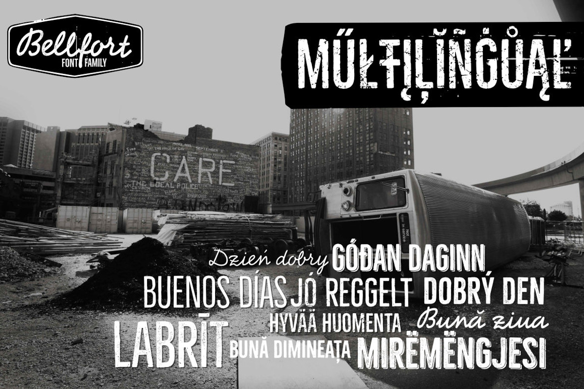 Bellfort family - 25 fonts preview 4