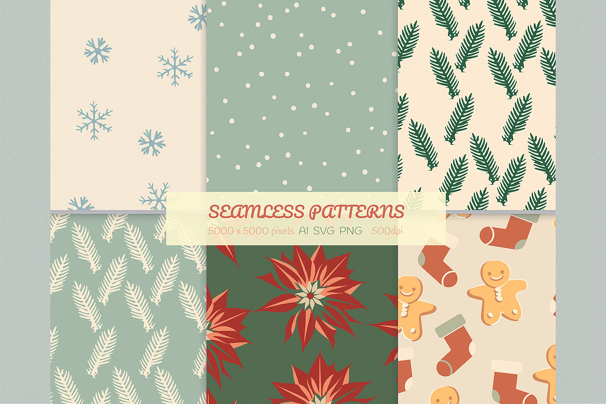 Retro Christmas Graphics Collection, an Object Graphic by NatalieArtsDenysenko (Photo 12 of 15)