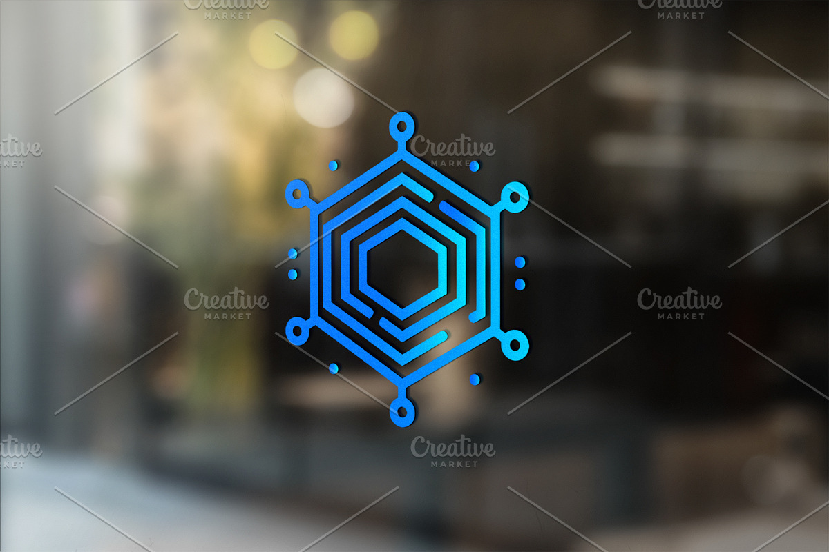 Digital tech hexagon modern logo, a Branding & Logo Template by Vectorium Studio (Photo 8 of 9)