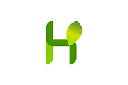 Letter H Leaf Logo, a Branding & Logo Template by Salman Shop (Thumbnail 2 of 2)