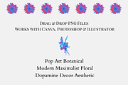 Vibrant Floral PNG Elements Pack, an Object Graphic by CreatingYOU.®, Lori Rice (Thumbnail 7 of 7)
