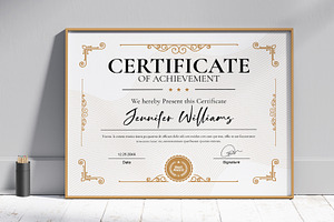 Certificate of Appreciation Layout, a Stationery Template by ContestDesign