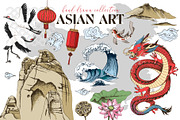 Asian art collection, an Object Graphic by handsketched (Thumbnail 1 of 9)