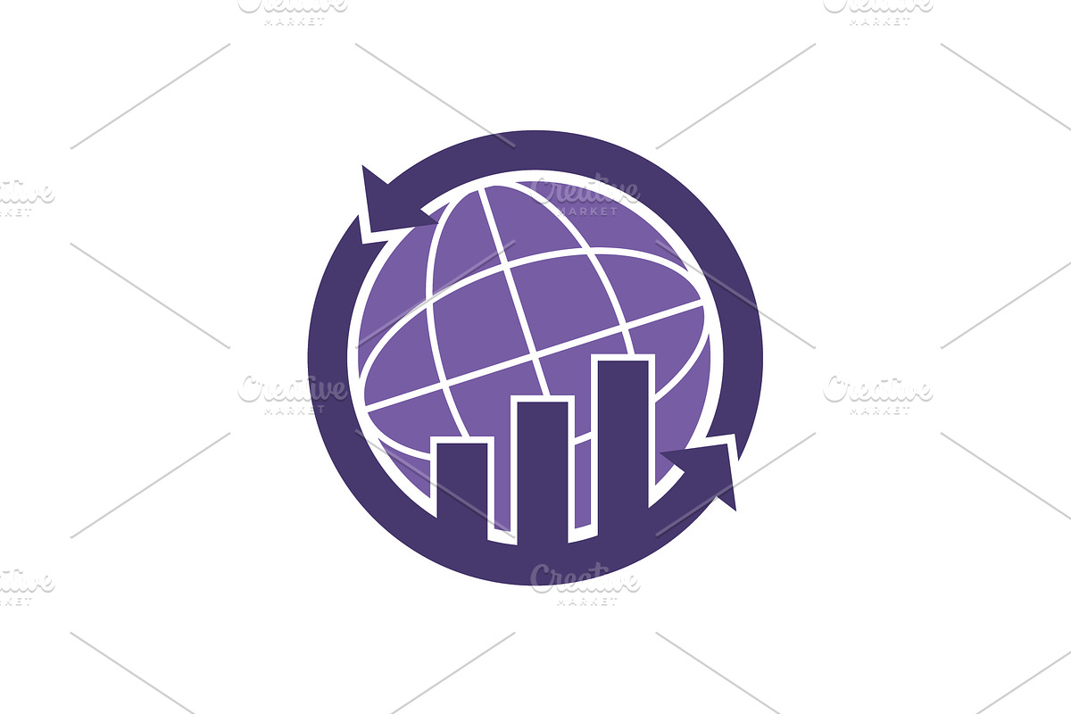 Global Finance Simple Logo, a Branding & Logo Template by Logo Loom (Photo 3 of 4)