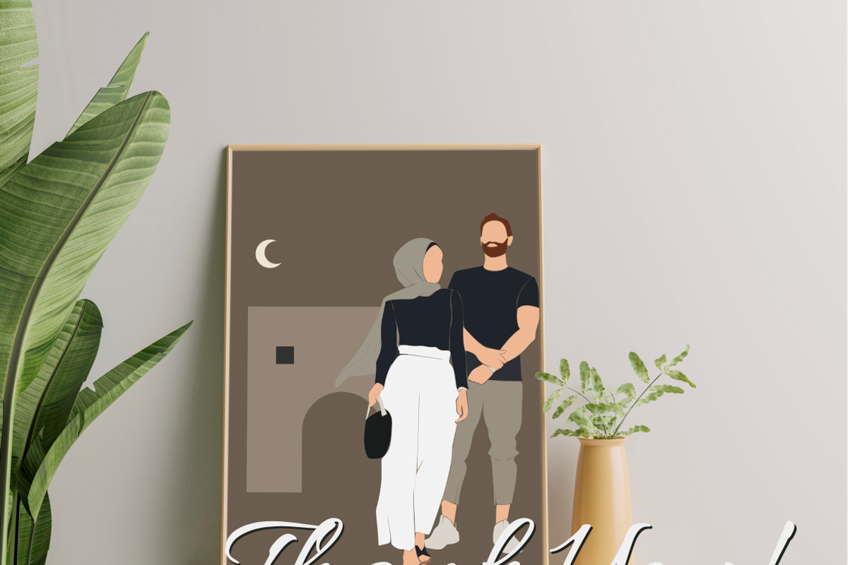 Muslim Girl- abstract illustrations, a Decorative Illustration by Yana_mide (Photo 10 of 10)