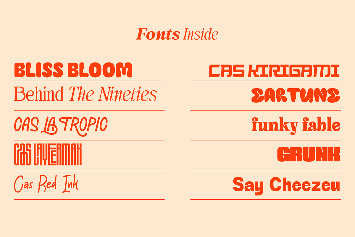 [30% OFF] Summer 10 Fonts Bundle, a Handwritten Font by Casloop Studio (Photo 4 of 14)