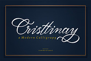 Christtinay - Modern Calligraphy, a Font by VUNIRA (Thumbnail 1 of 6)