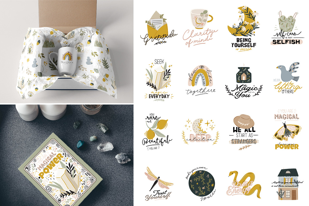 Botany & Halloween mystery BUNDLE, a Decorative Illustration by Ruslana Lubenets (Photo 39 of 47)