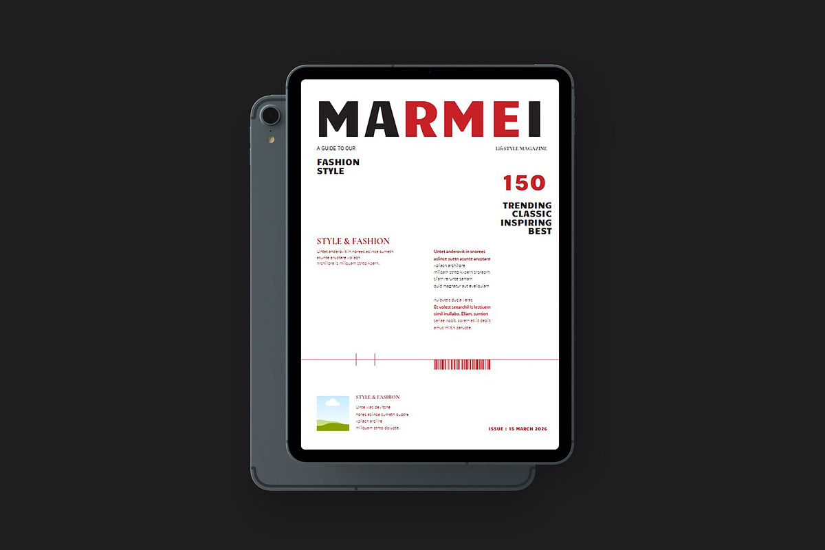 Lifestyle Magazine Template, a Magazine Template by ElvinPrint (Photo 2 of 19)