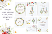 Wildflowers Floral Clipart Set, a Decorative Illustration by anastasiia.art (Thumbnail 8 of 9)