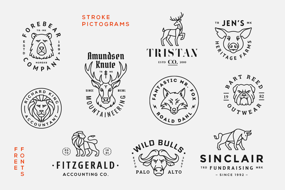 Animal Logo/Badge Templates Vol.1, a Branding & Logo Template by GraphicBurger (Photo 2 of 13)