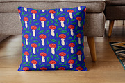 Hand Drawn Pattern with Mushrooms, a Pattern Graphic by Art's and patterns (Thumbnail 3 of 3)