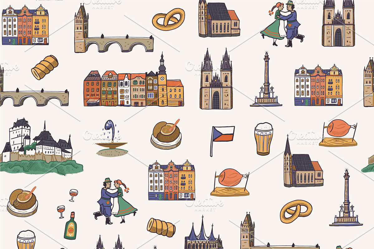 Czech Republic Map, an Illustration by GooseFrol (Photo 7 of 9)