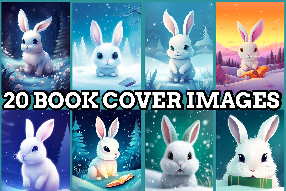 Rabbit in Winter Meadow Coloring, an Animal Illustration by martinblan (Photo 3 of 4)