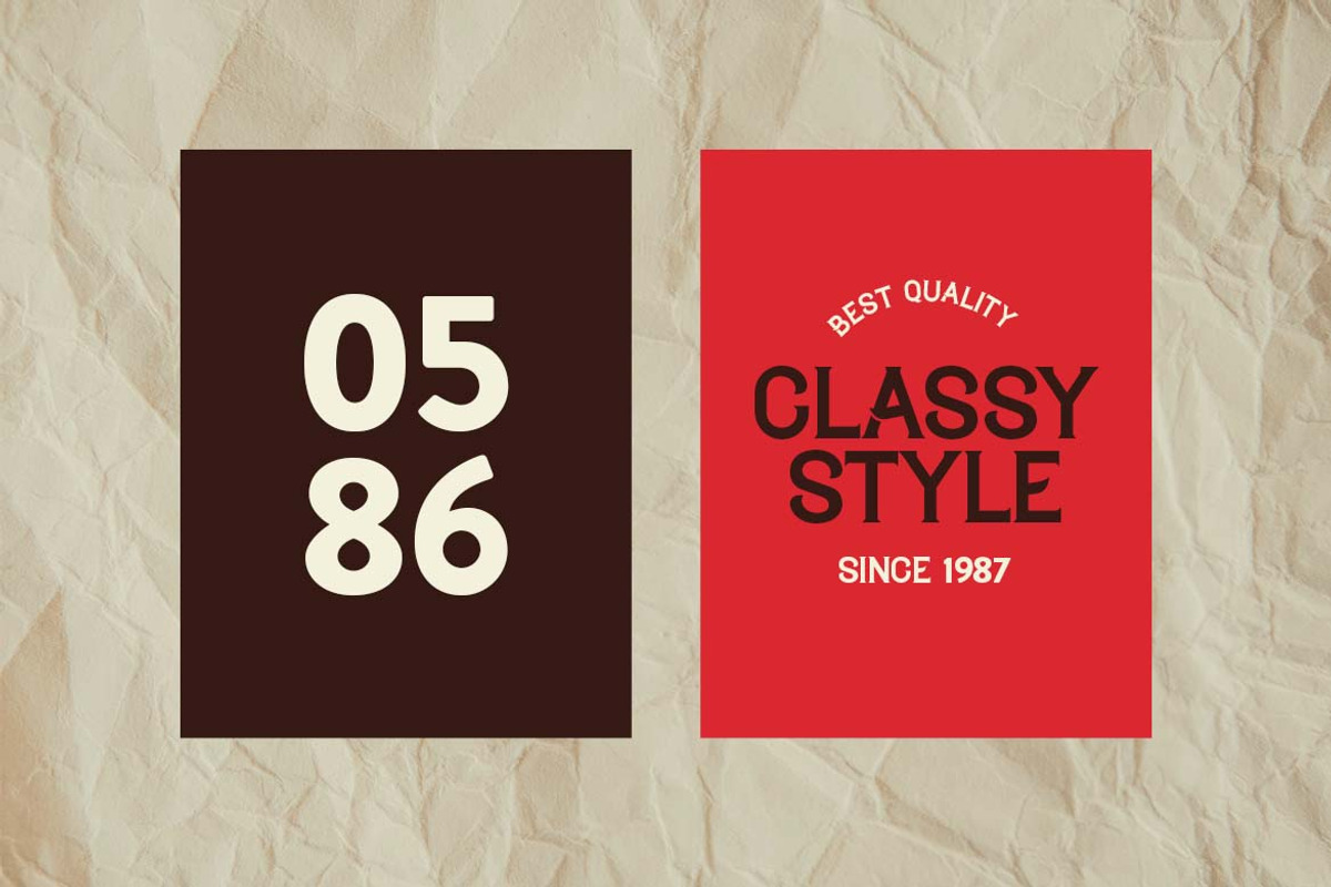 Bargeboard Vintage Serif Font, a Serif Font by UICreative (Photo 7 of 13)