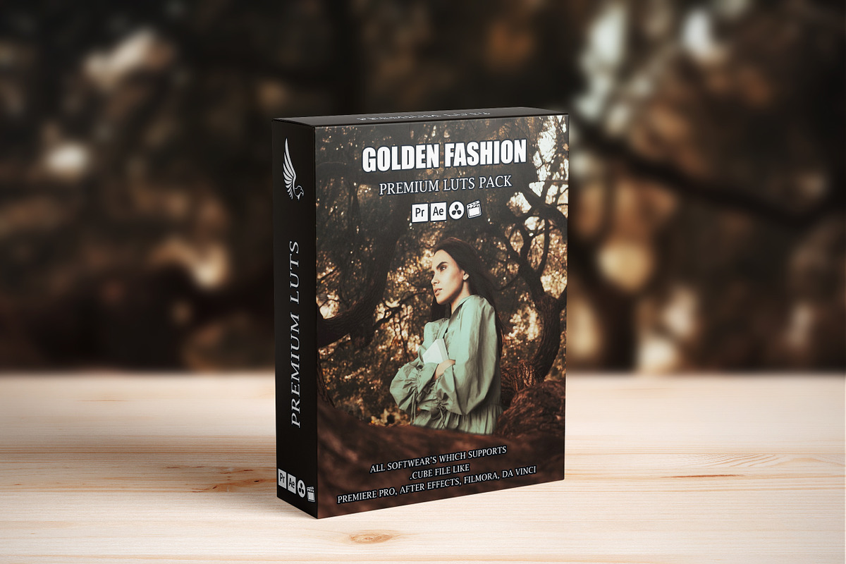 Golden Fashion Cinematic LUTs Pack, a Plug-in Add-On by AAA Presets (Photo 1 of 3)