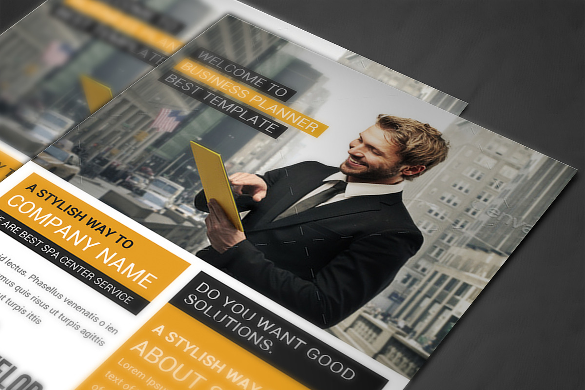 Professional Creative Corporate  Bus, a Flyer Template by AfzaalGraphics (Photo 4 of 4)