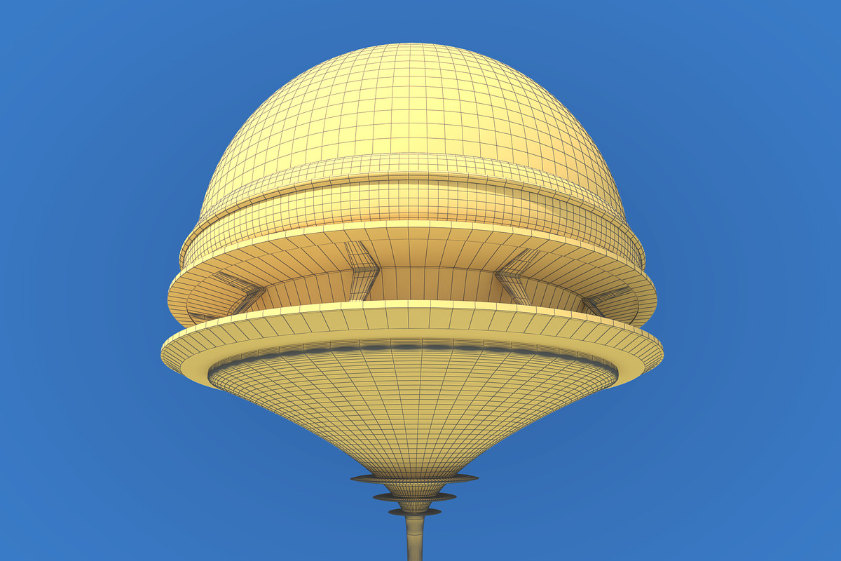 Futuristic Architecture Skyscraper 9, an Architecture 3D Model by Daniel Mikulik (Photo 4 of 10)