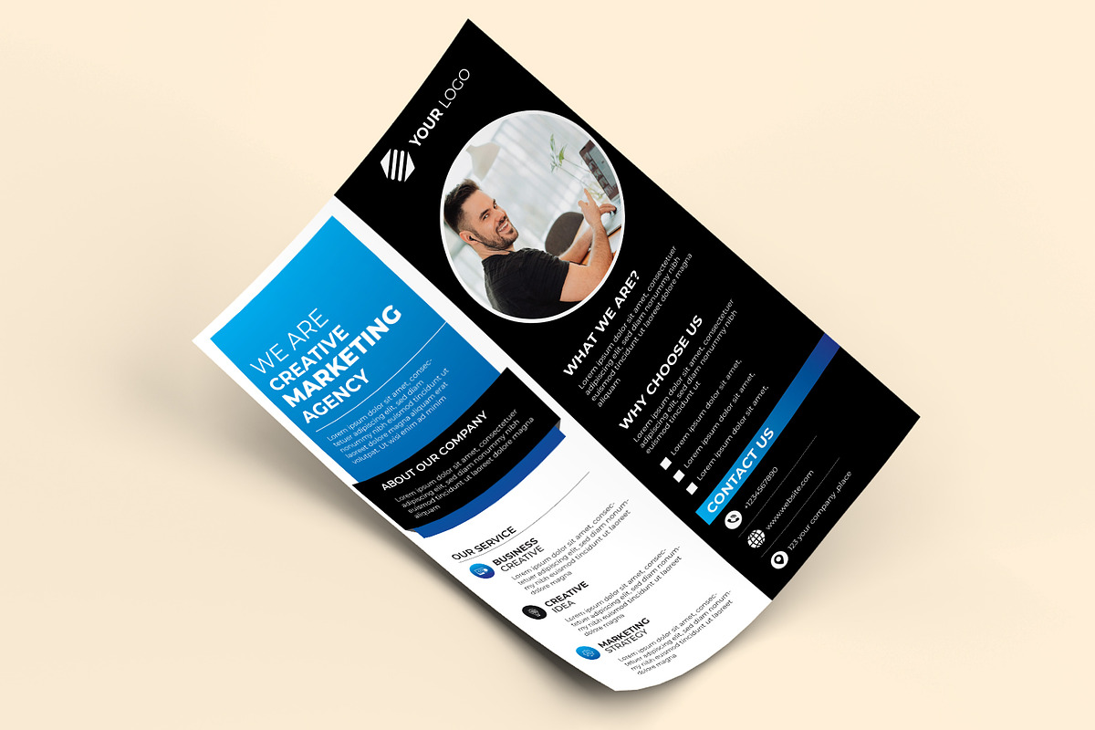 Corporate Business Flyer Template, a Flyer Template by Sharifull11 (Photo 2 of 2)