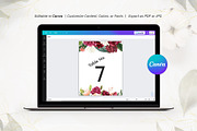 Canva Table Card Template, an Invitation Template by ShineOnWedding (Thumbnail 10 of 11)