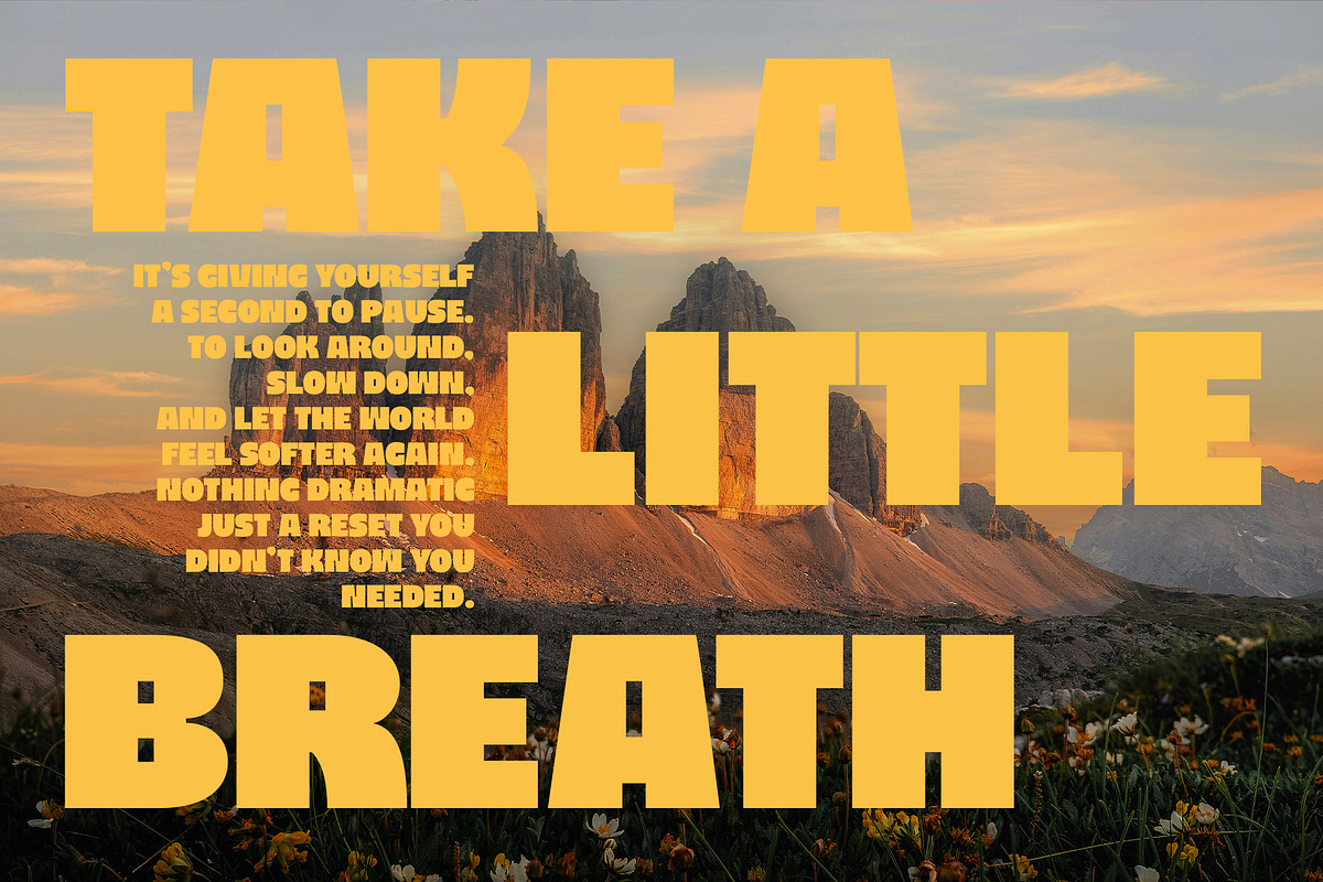 BRUT - Bold Display Sans Serif Font, a Sans Serif Font by BilberryCreates (Photo 11 of 12)