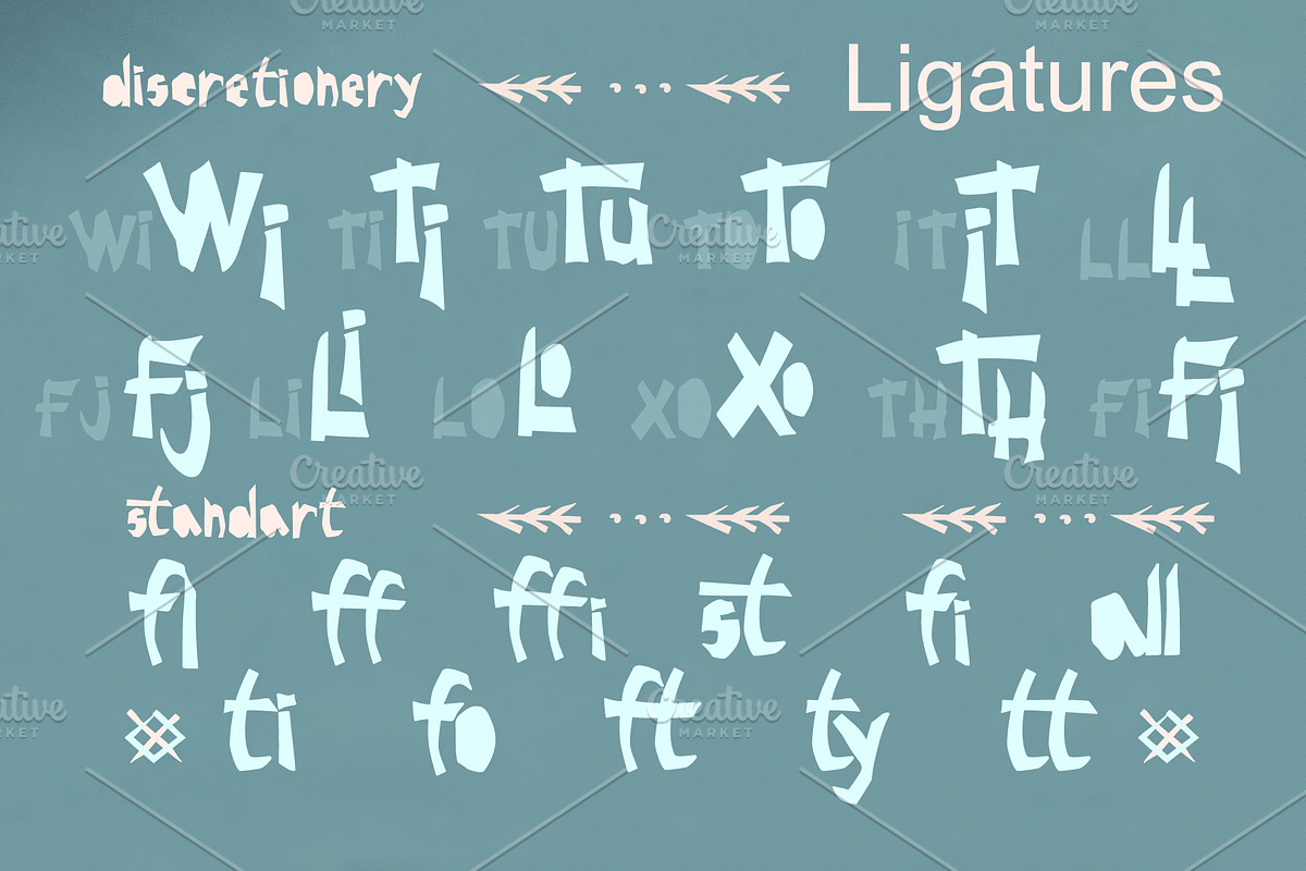 BRAVE-VIKING OTF font preview 5