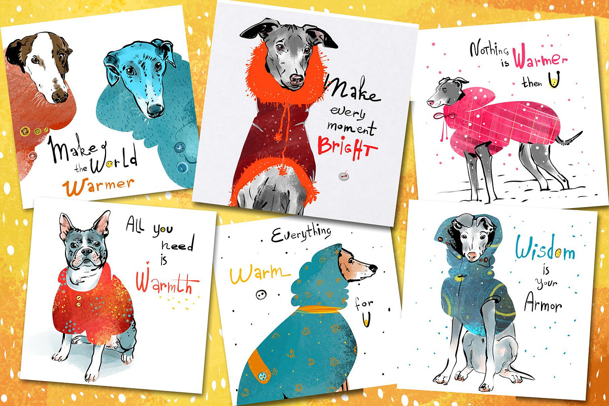 Big DOG Bundle - 12 collections, an Illustration by Zooza Art (Photo 10 of 31)