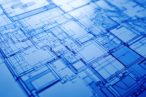 Detailed architectural blueprint, a Photo by Pavel_design