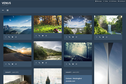 Venus - Responsive Masonry Theme, a Websites & App Template by juanv911