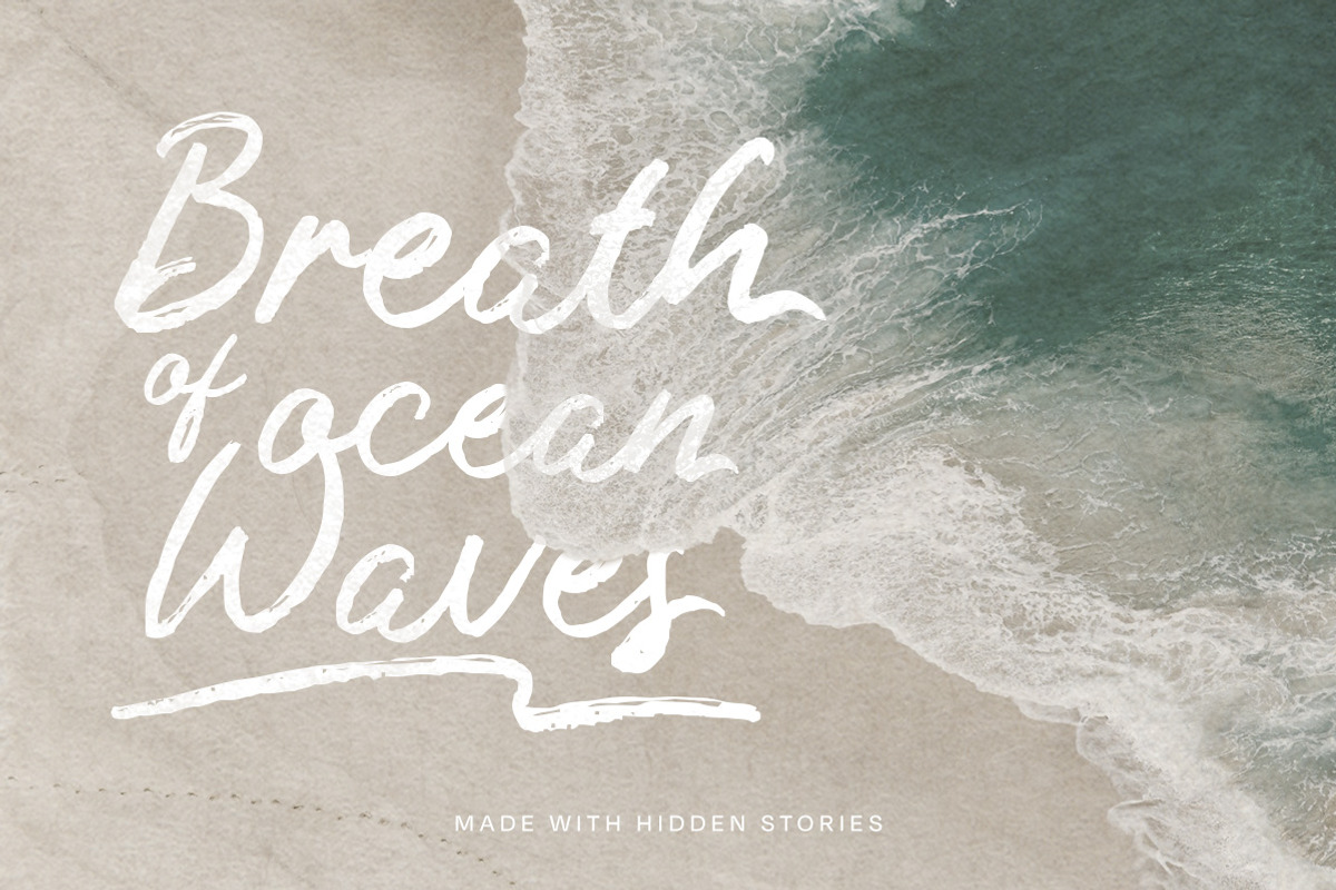 Hidden Stories Handwritten Script, a Handwritten Font by Littlehand (Photo 7 of 9)