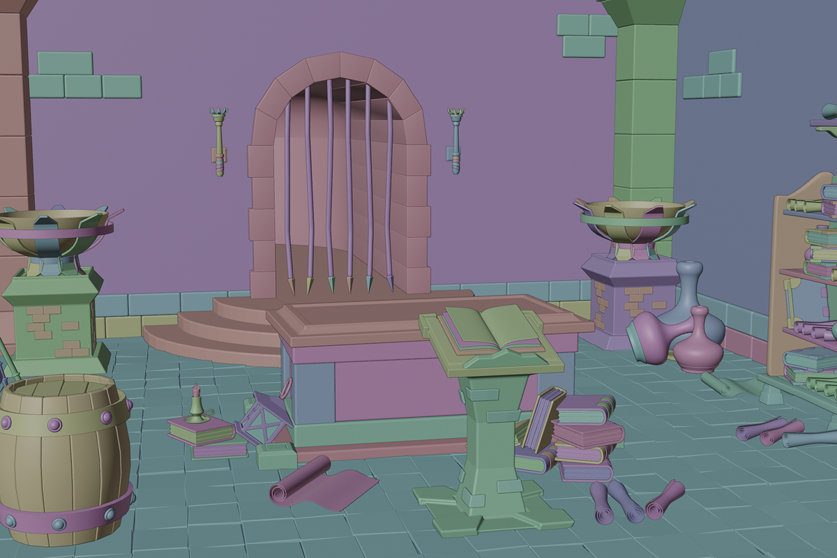 Medieval Tomb 3D Scene, a Scene 3D Model by Dudukbersama (Photo 3 of 3)