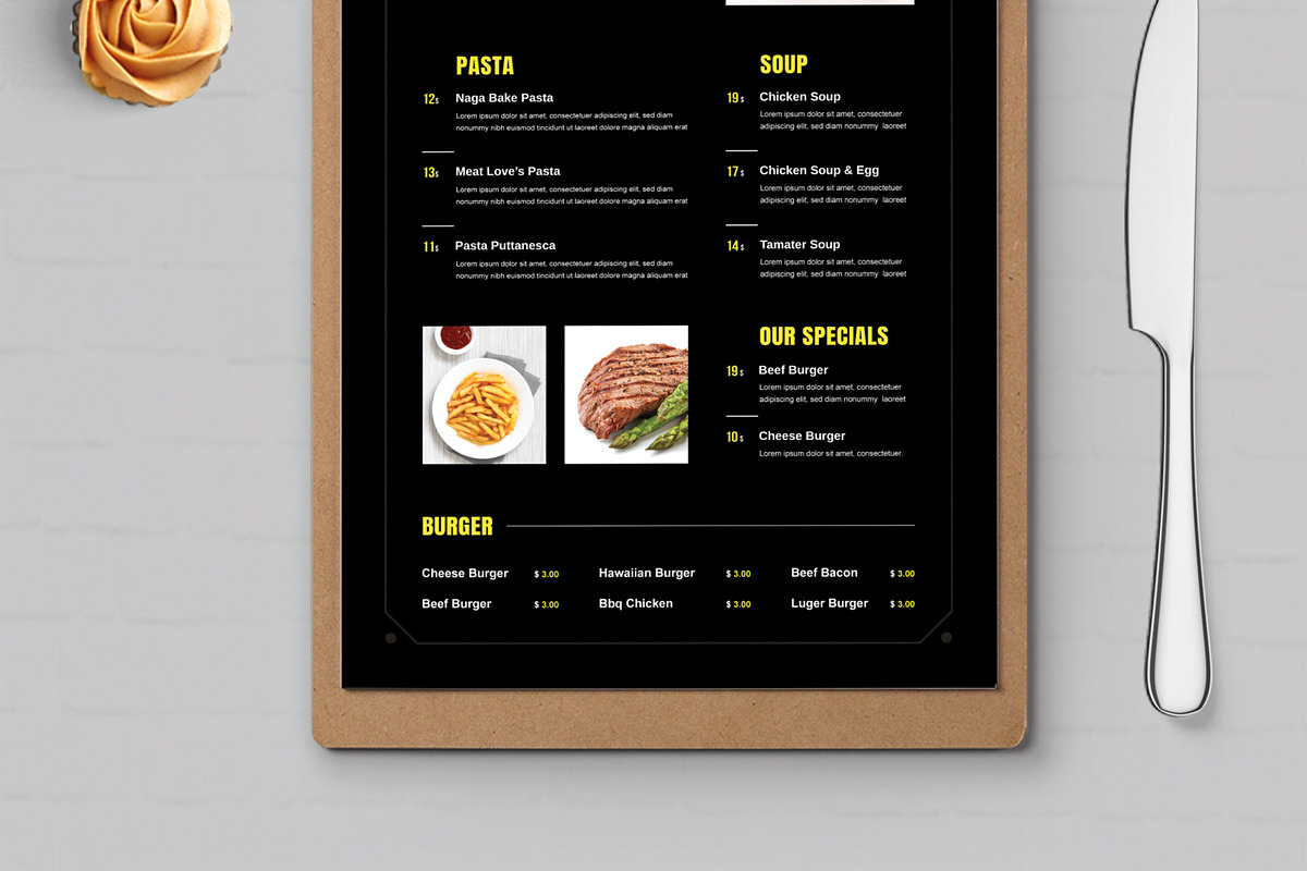 Restaurant Food Menu preview 5