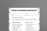 Event Planning Checklist Template, a Stationery Template by MightyDesign (Thumbnail 2 of 8)