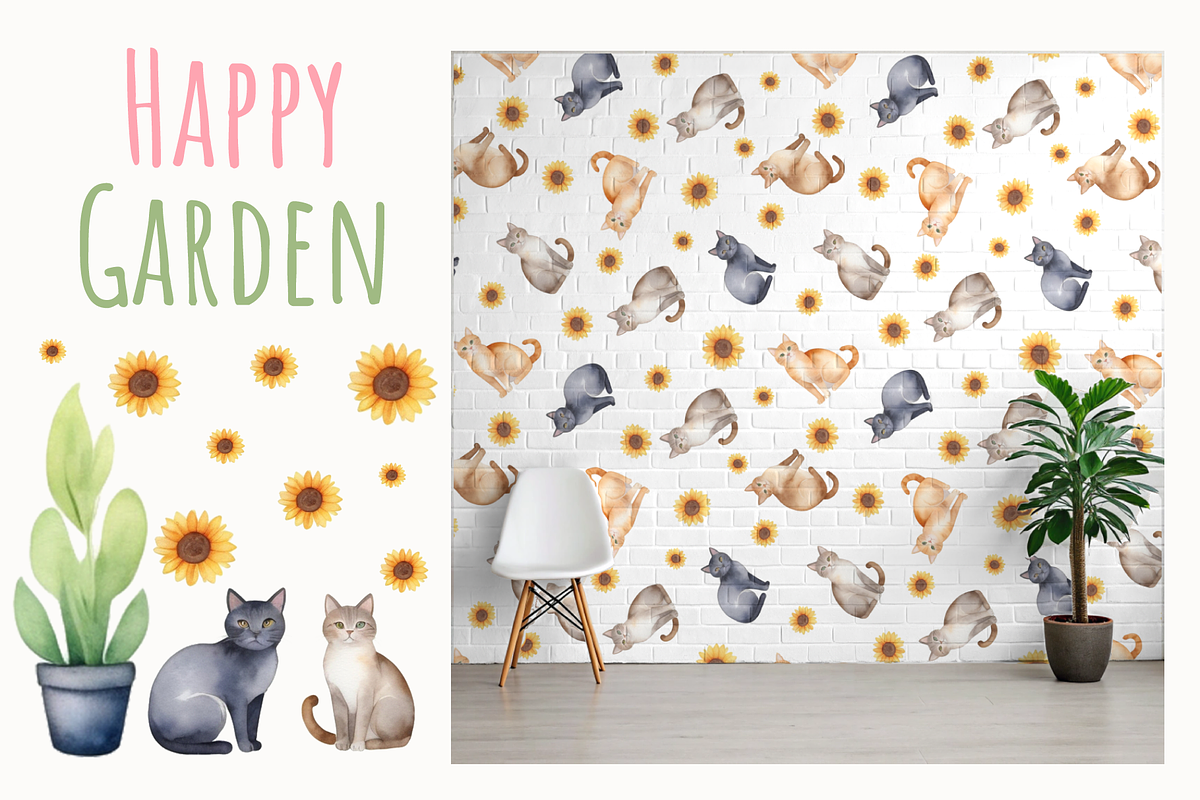 Garden Seamless Patterns & Elements, a Graphic by Art (Photo 5 of 7)