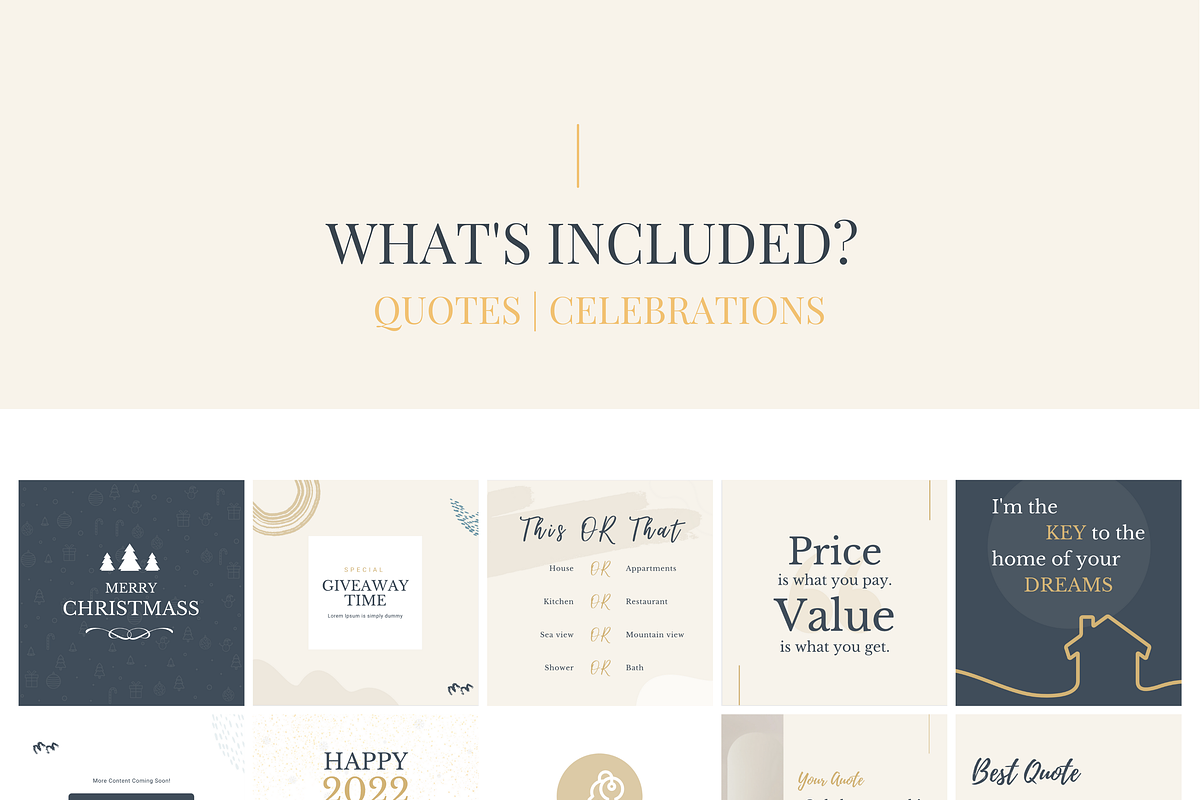 50 Canva Instagram Realtor Templates, a Social Media Template by Estatik Designs (Photo 4 of 9)