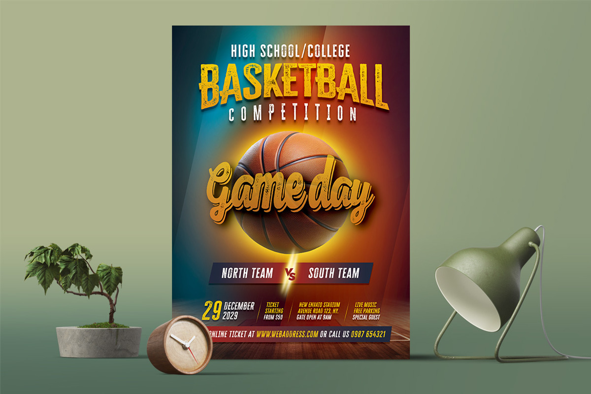 Basketball Competition Flyer, a Flyer Template by Boostock (Photo 3 of 4)