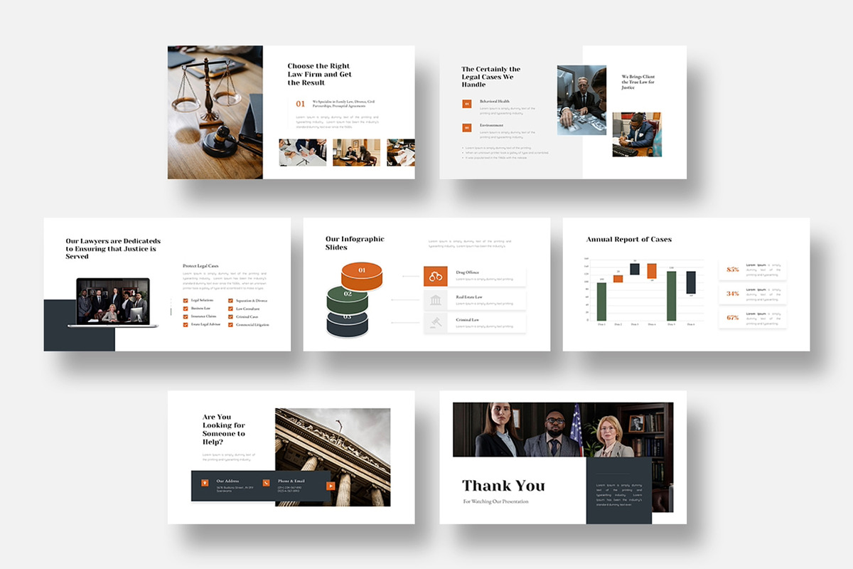 Lawsy- Lawyer Google Slides Template, a Presentation Template by Premast (Photo 3 of 3)
