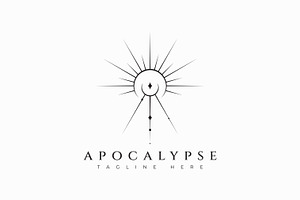 Apocalypse Logo Geometric Symbol, a Branding & Logo Template by Signatoro