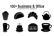 Food & Drinks Silhouette Pack, an Illustration by Creative_View (Thumbnail 2 of 4)