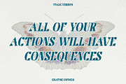 Chatine Unfocus, a Serif Font by Craft Supply Co. (Thumbnail 2 of 8)