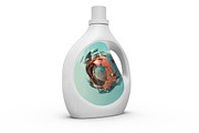 Detergent Bottle Mock-up, an Advertising Mockup by PixelMockup (Thumbnail 7 of 11)
