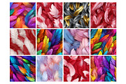 Feathers Seamless Pattern, a Pattern Graphic by Forhadx5 (Thumbnail 9 of 19)