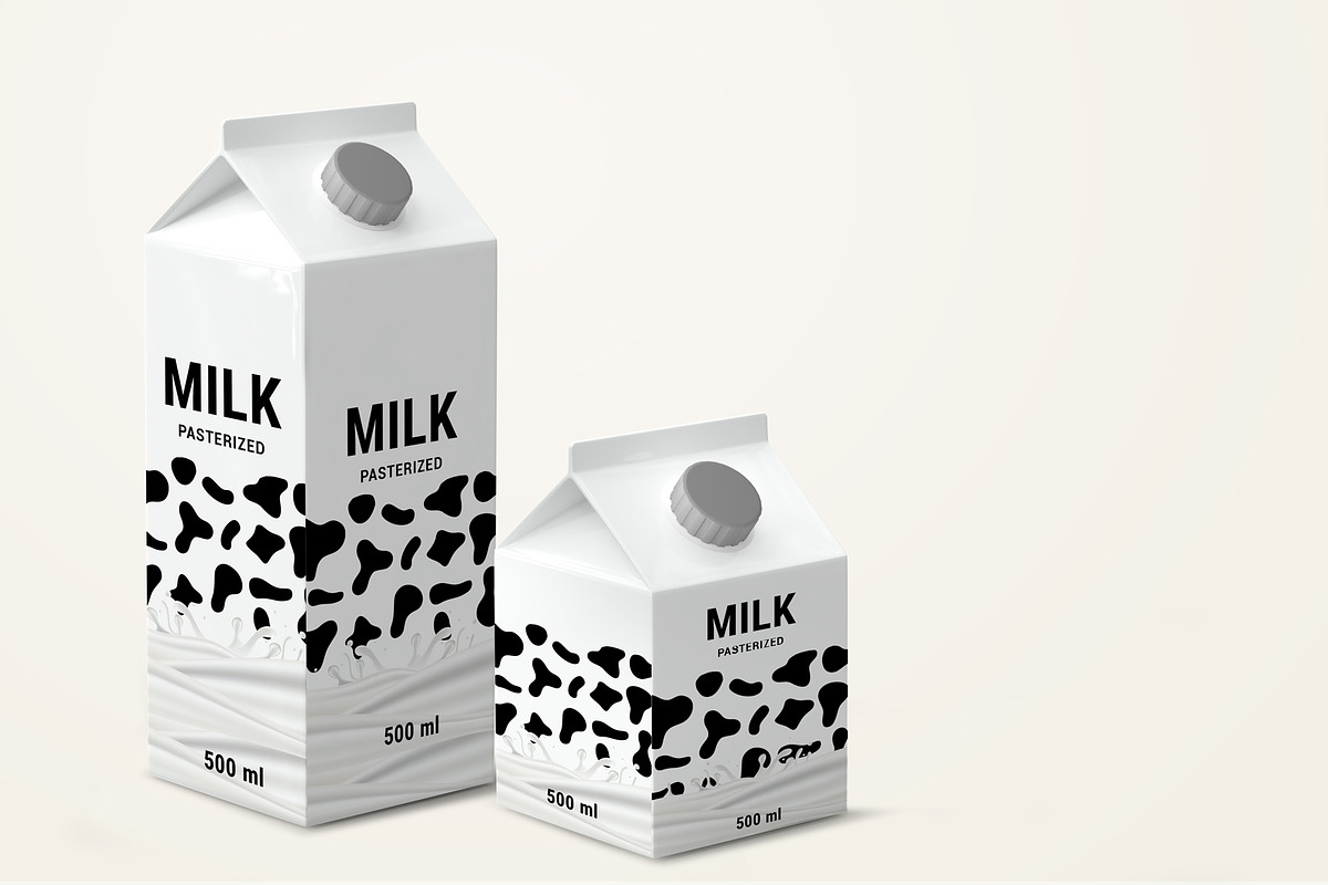Fresh Milk Glass Bottle Mockup Set, a Product Mockup by PSD Market (Photo 4 of 20)