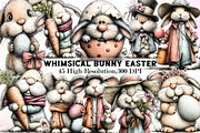 Whimsical Bunny Easter Clipart Bundl, an Illustration by Sublimation Artist (Thumbnail 1 of 7)