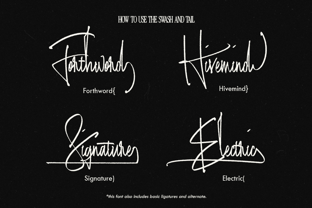 Forthword Signature & Serif, a Serif Font by The Branded Quotes (Photo 8 of 11)