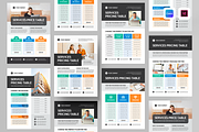 Pricing Table Flyer | Canva & INDD, a Flyer Template by Leaflove (Thumbnail 1 of 8)