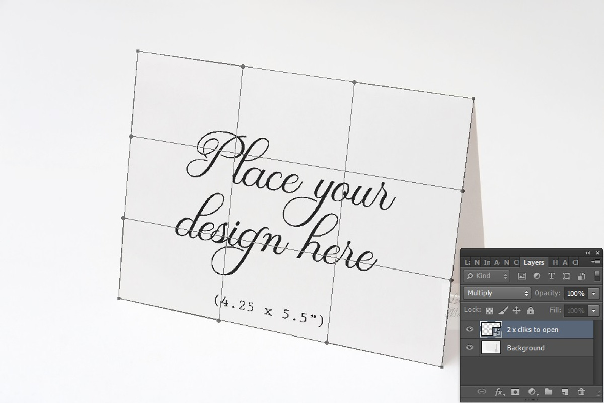 A2 Greeting card mockup invitation, a Cups & Container Mockup by Leo Flo Mockups (Photo 3 of 4)