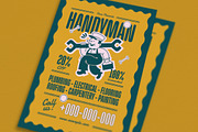 Retro Handyman Service Flyer, a Flyer Template by Guuver (Thumbnail 3 of 3)